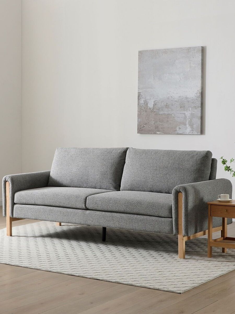 Quincy Textured Weave Click-Clack Sofa Bed