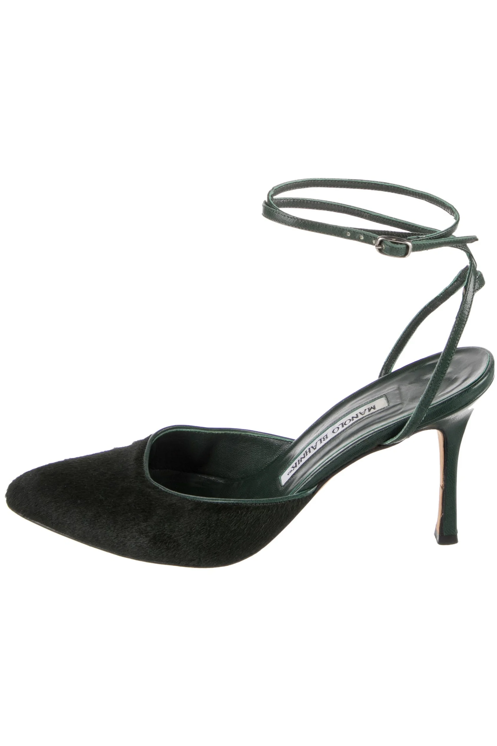 Monolo Blahnik , Ponyhair Slingback Pumps (Were $245)