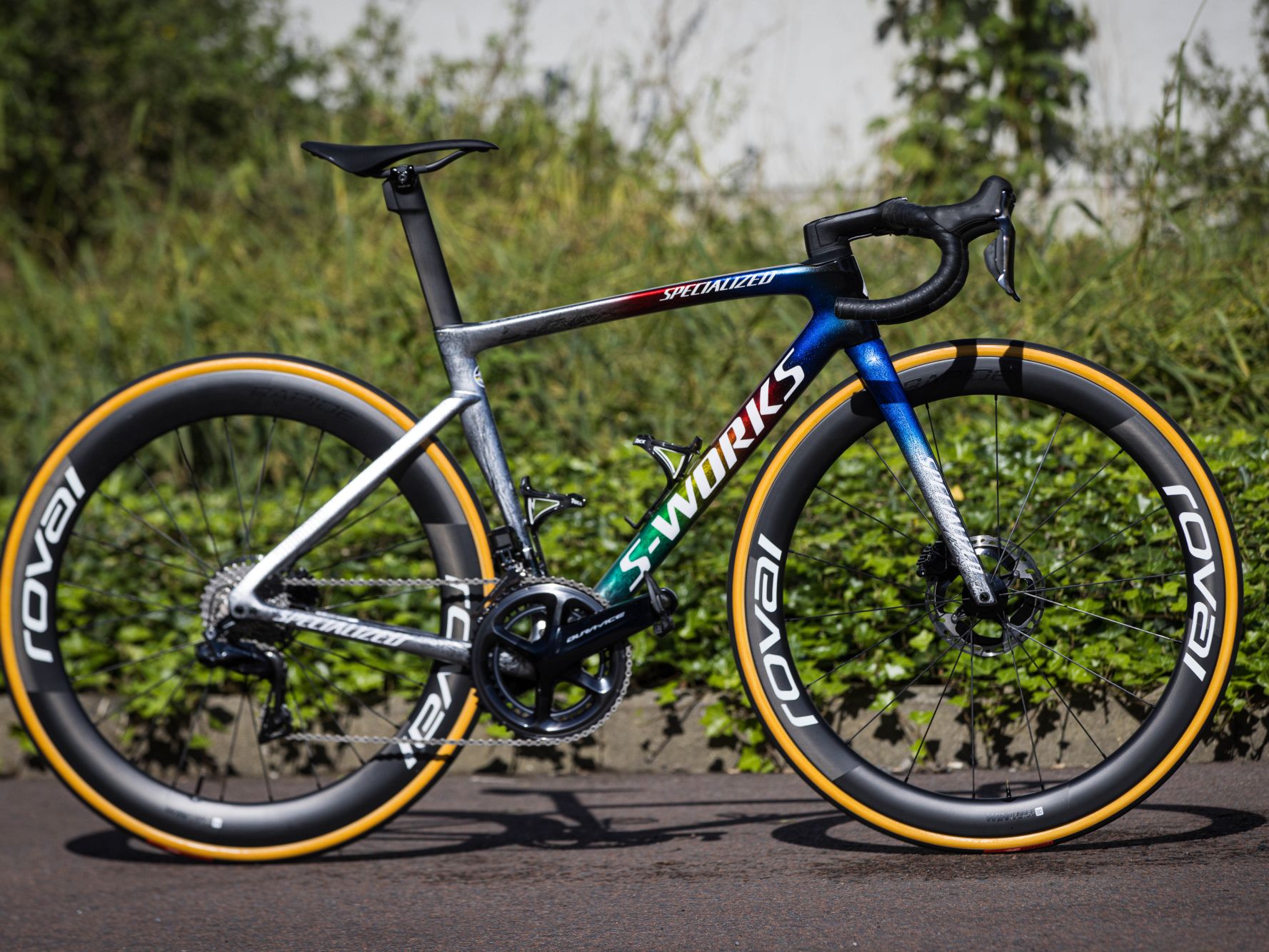 自転車本体 specialize tarmac Check out Julian Alaphilippe's new custom painted world champ
