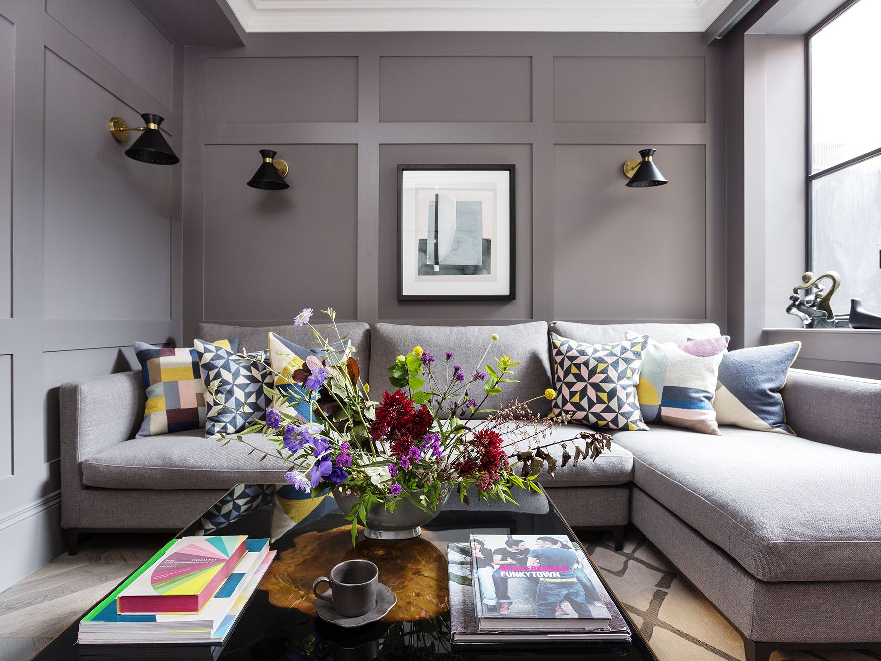 Attractive Living Room Gray Color Schemes