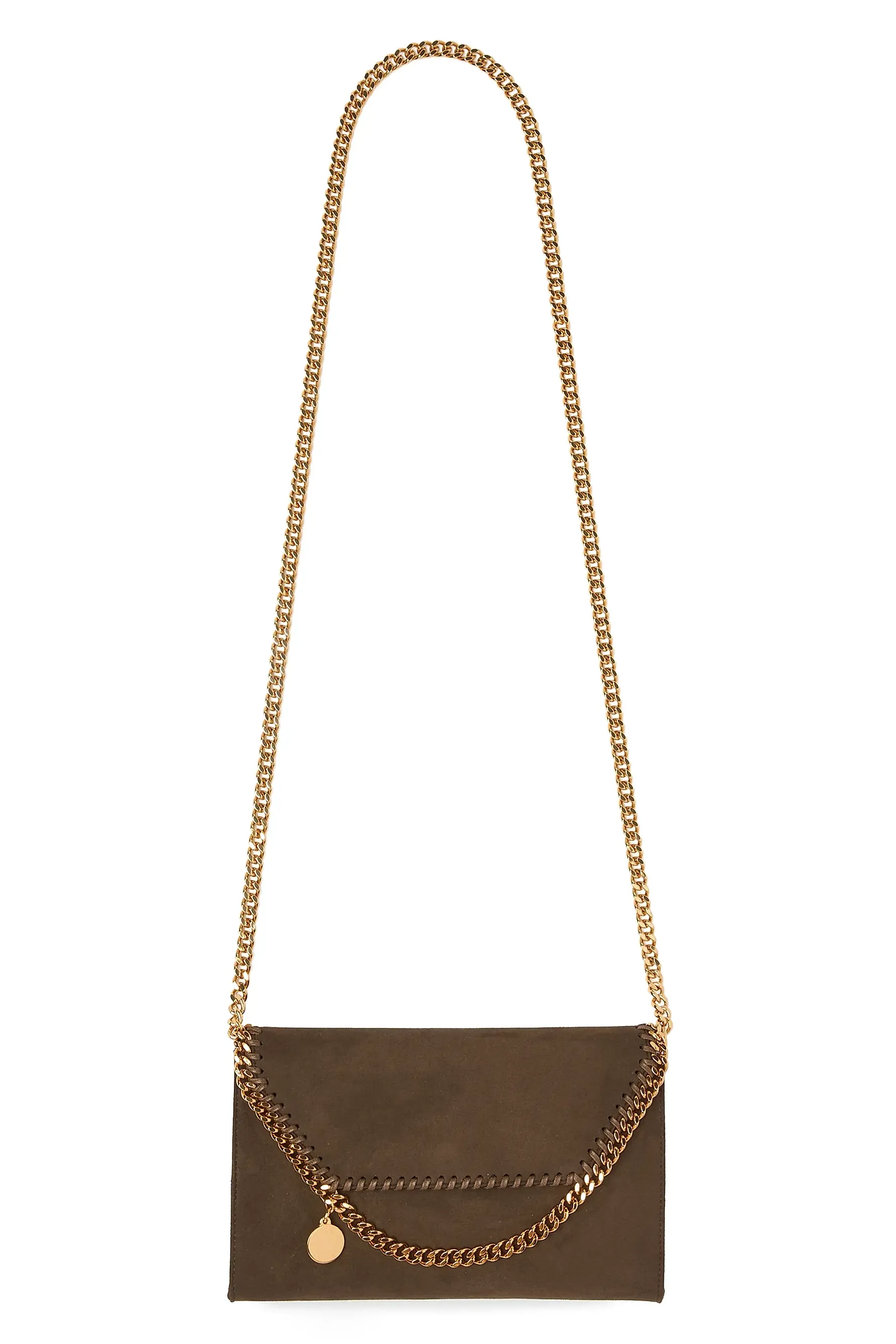 Falabella Suede Chain Wallet