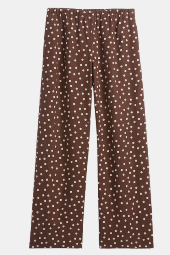 Gap, Linen-Blend Easy Wide-Leg Pants