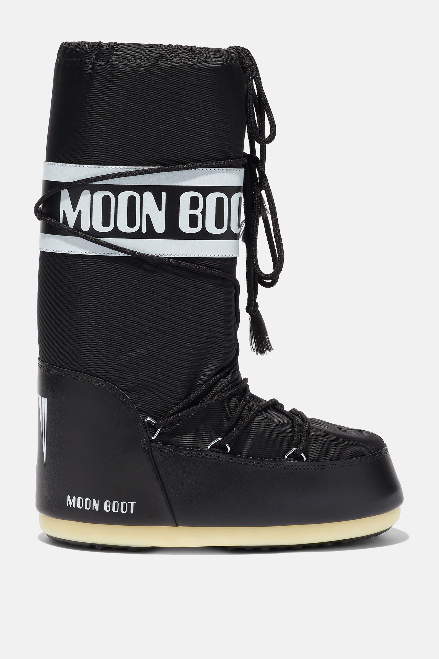 Icon Black Nylon Boots