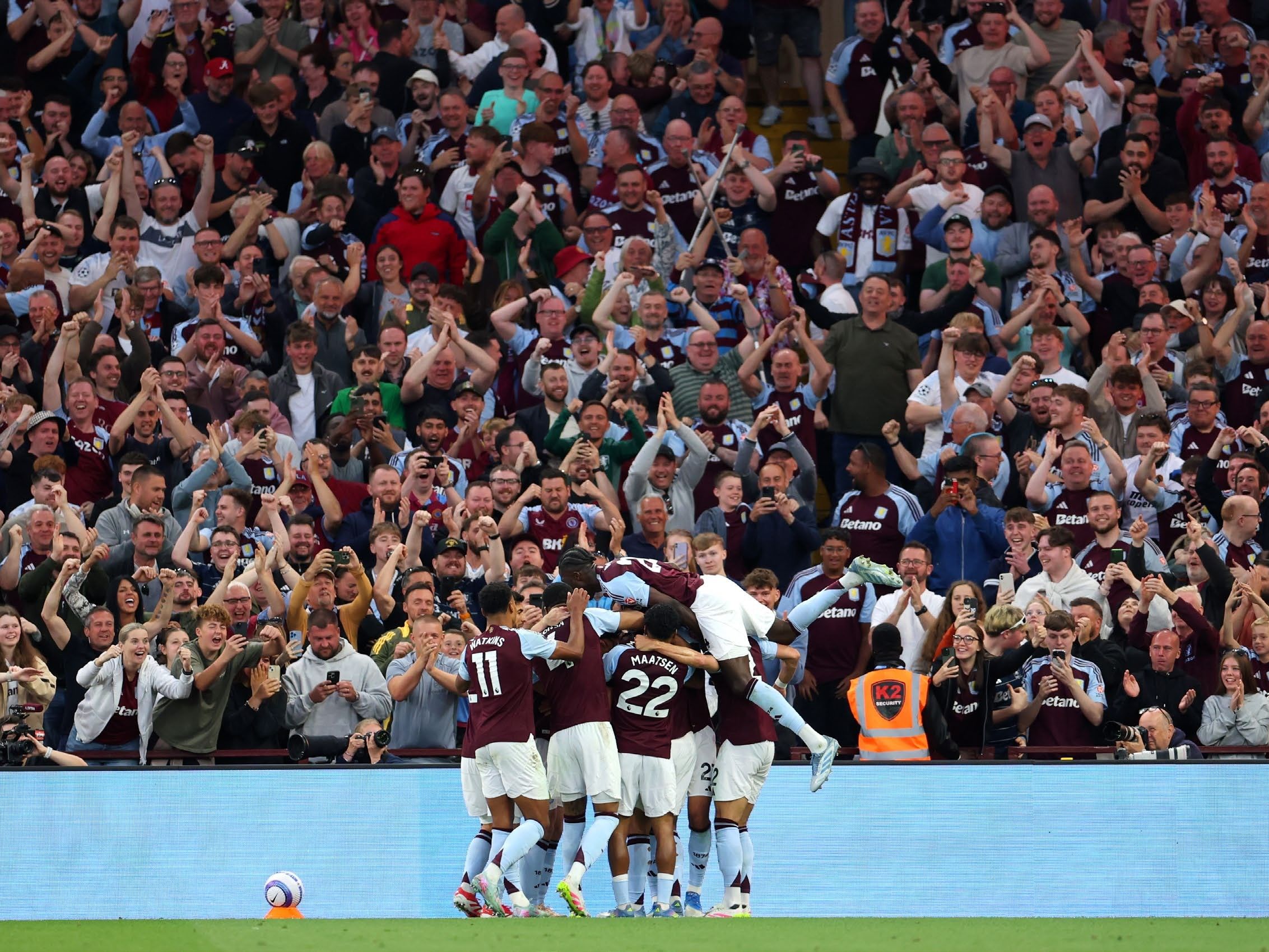 Aston Villa fixtures for the 2025/26 Premier League season ...