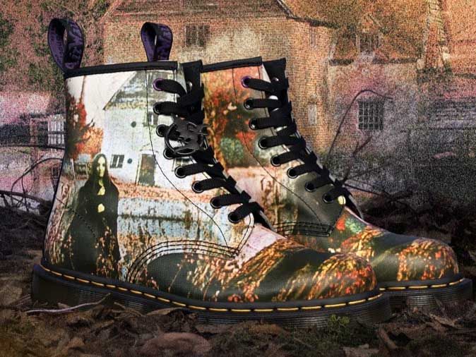 Dr. Martens Black Sabbath Boots 1460 BLACK SABBATH LEATHER ANKLE BOOTS in Multi | Dr. Martens main image 2
