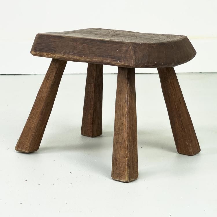 Small Brutalist Stool, 1960s