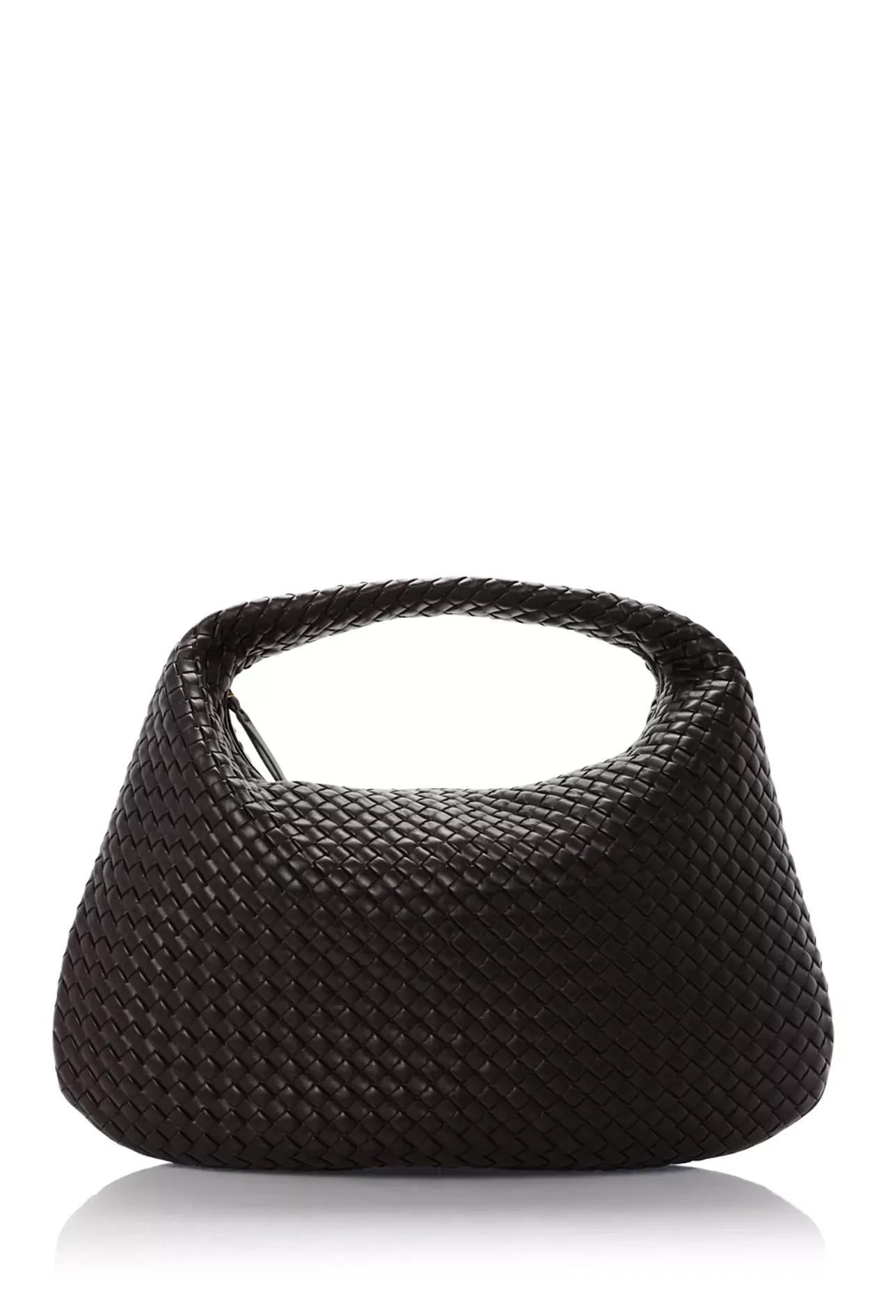 Maxi Veneta Intrecciato Leather Shoulder Bag