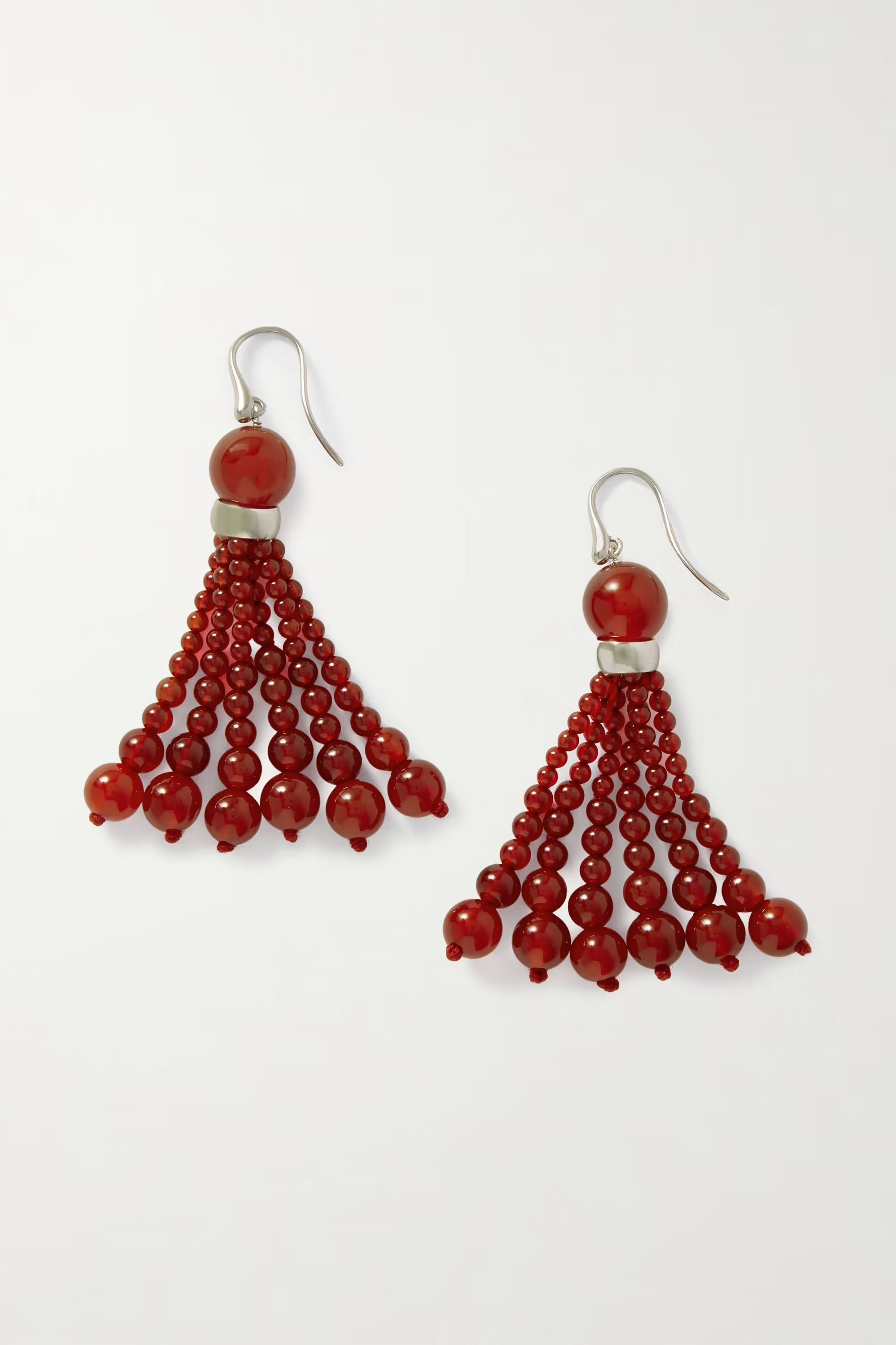Le Sundial, Venice Opera Tasselled Carnelian Earrings