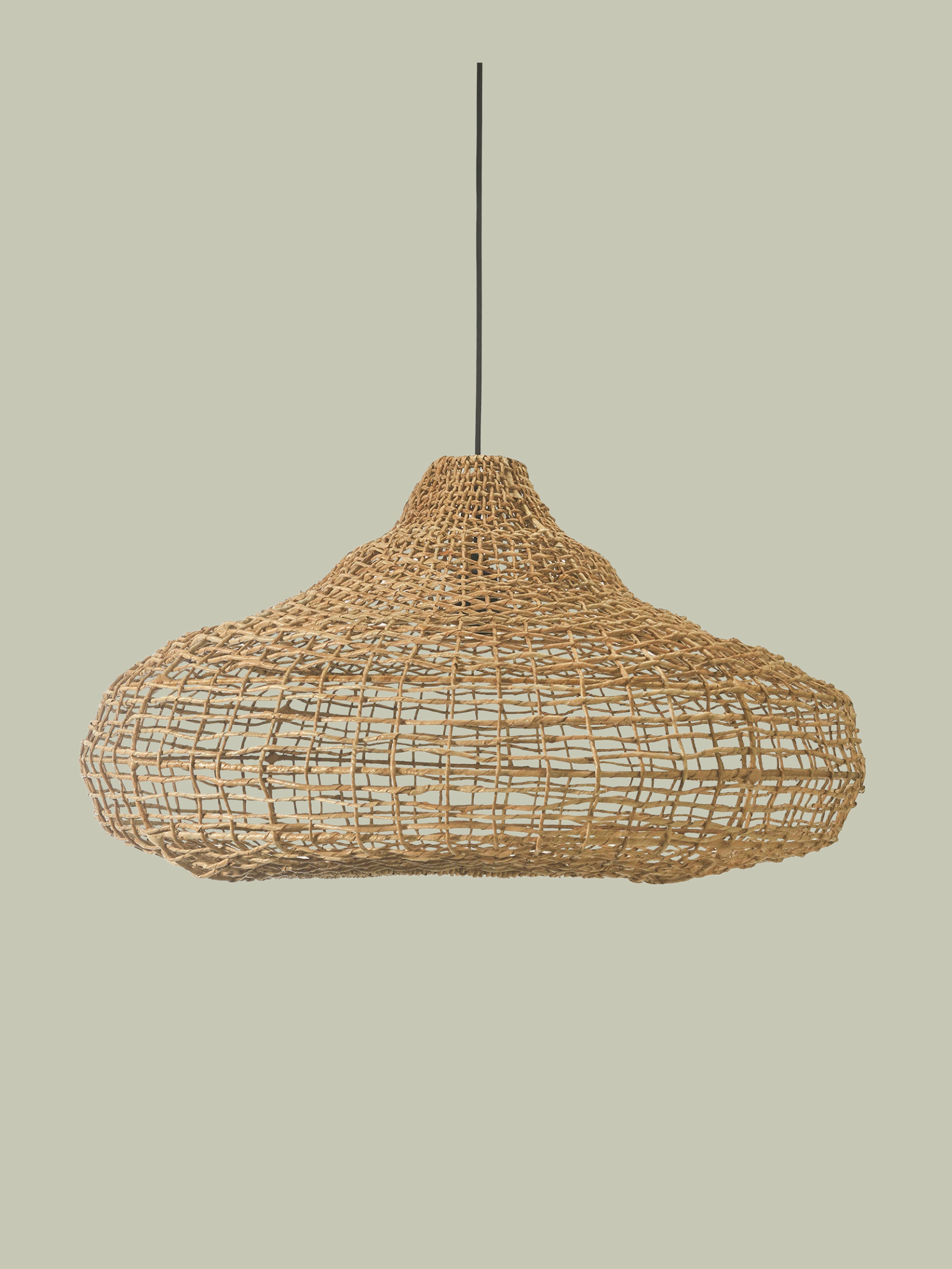 Outdoor Lampakanay Pendant Light Mira, Various Sizes &amp;ndash; &amp;Oslash; 70 Cm X H 38 Cm &amp;ndash; Beige