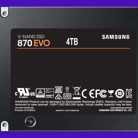 【新品未開封】Samsung 870 EVO SSD 4TB 4個 Amazon.com: Samsung 870 EVO 4TB, V-NAND, 2.5