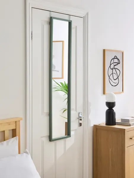 Over Door Rectangle Full Length Wall Mirror