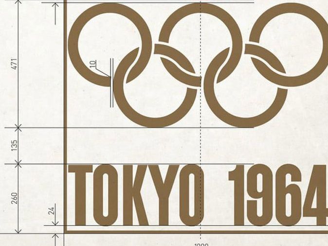 Stunning 1964 Olympic logo design sheet unearthed | Creative Stunning 1964 Olympic logo design sheet unearthed | Creative