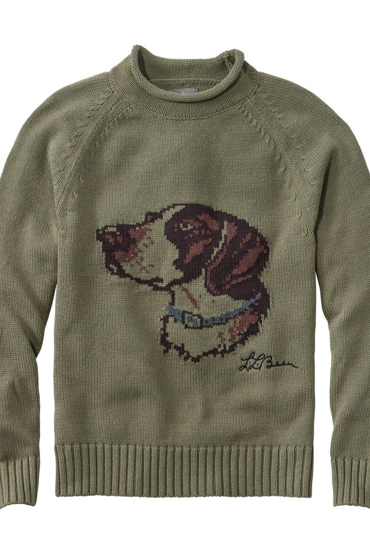 L.L. Bean Men's Signature Organic Cotton Rollneck Sweater