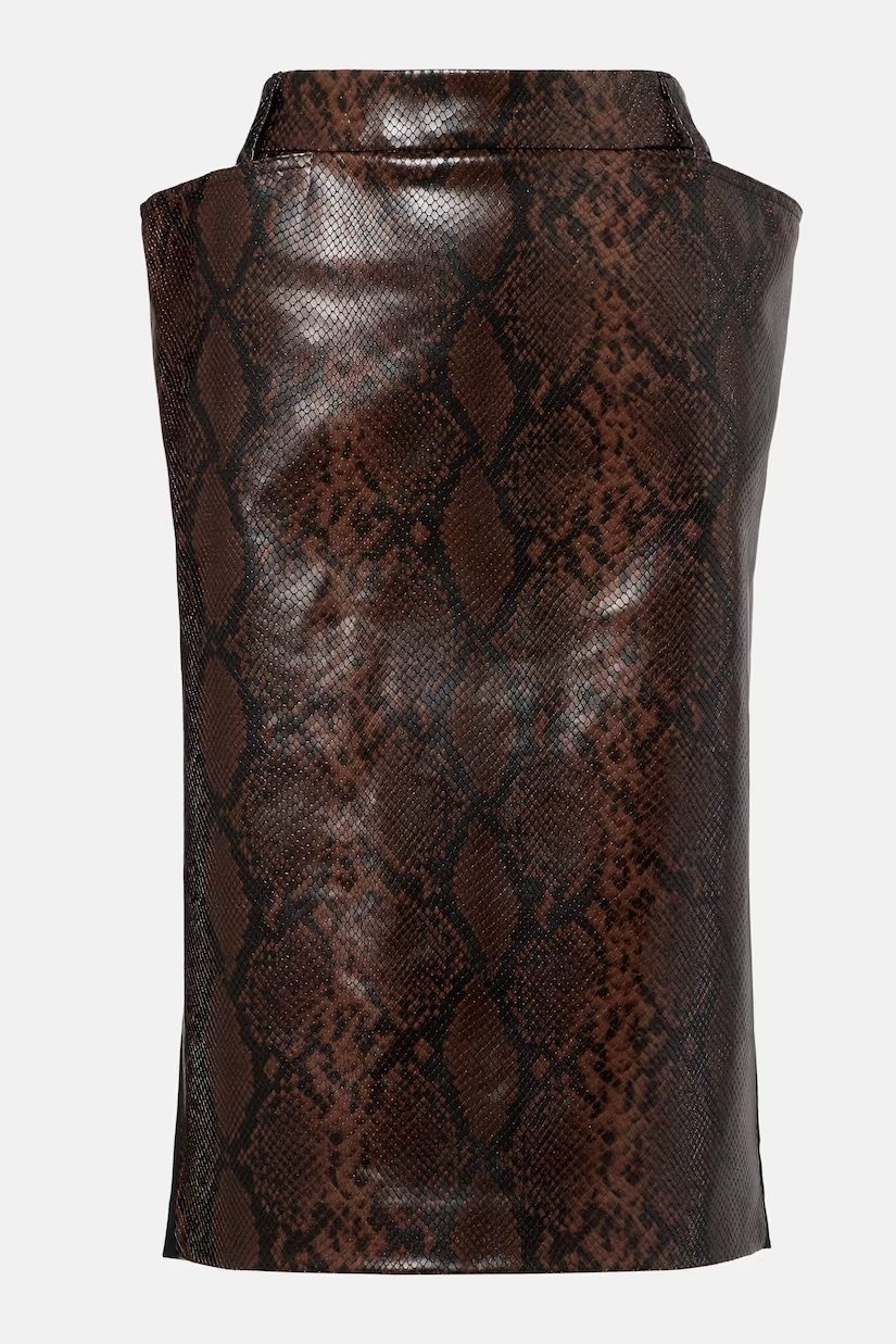 Stella McCartney snake-effect midi skirt