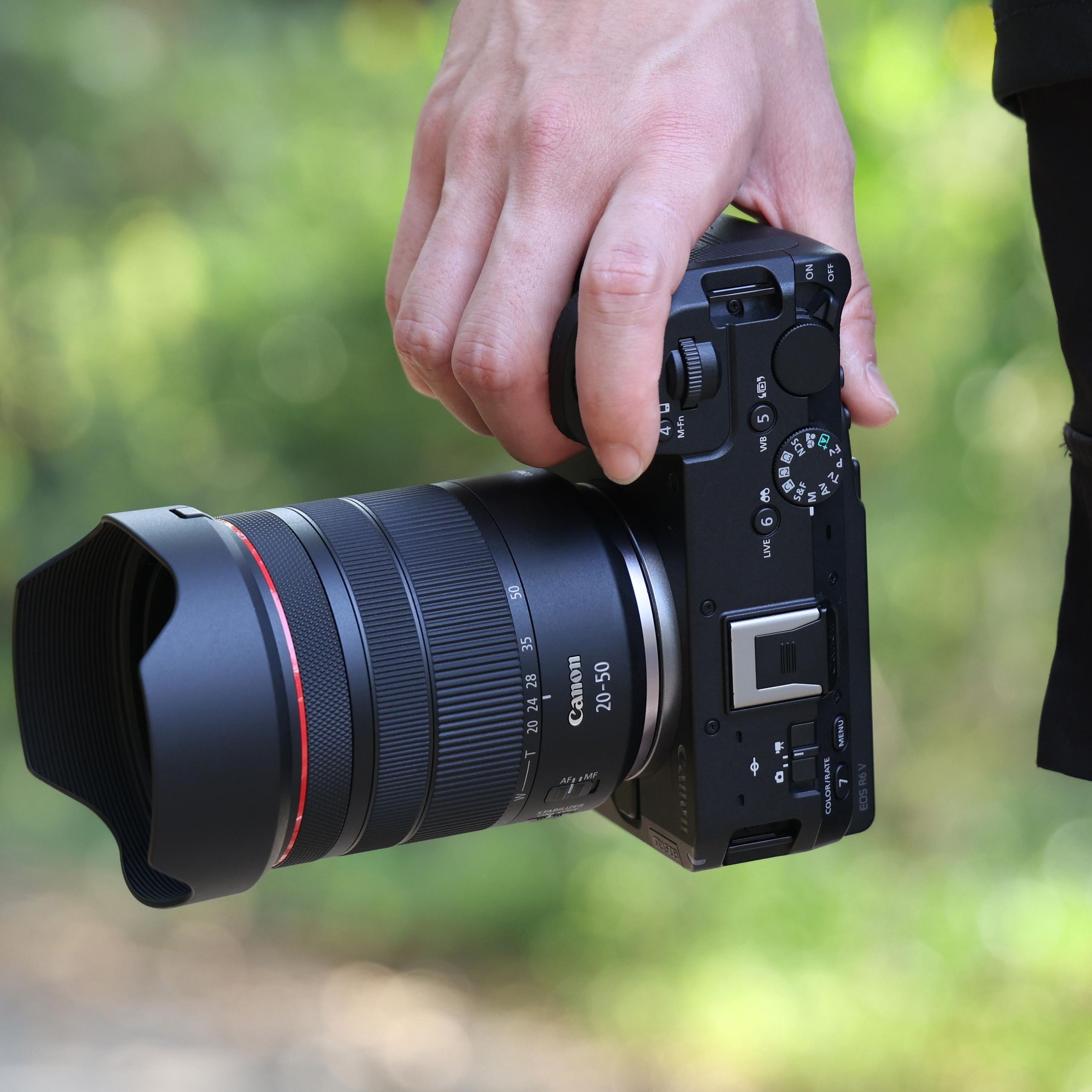 Canon's compact new 20-50mm f/4L PZ lens is both a power zoom and