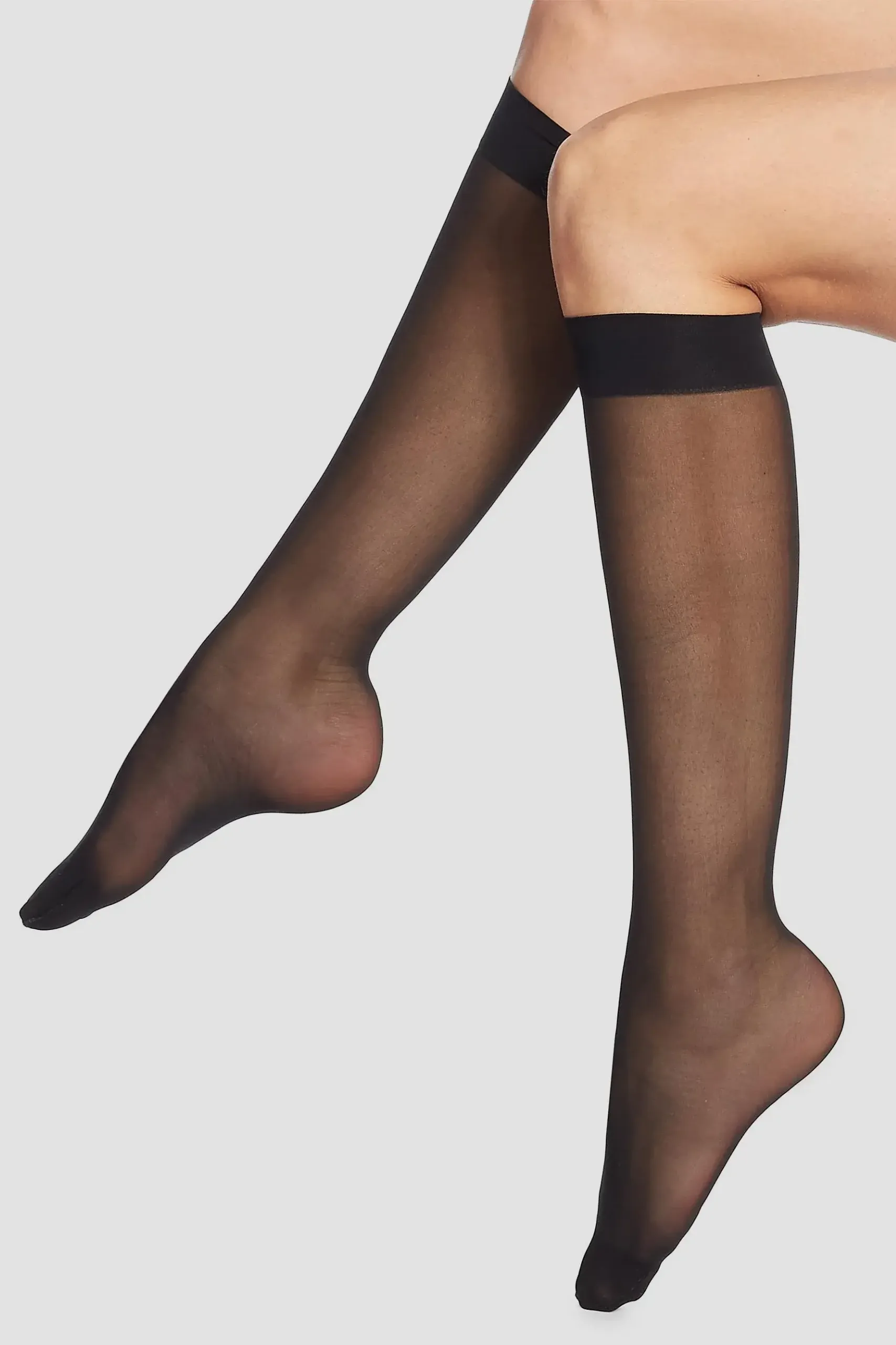 Individual 10 Sheer Knee Highs