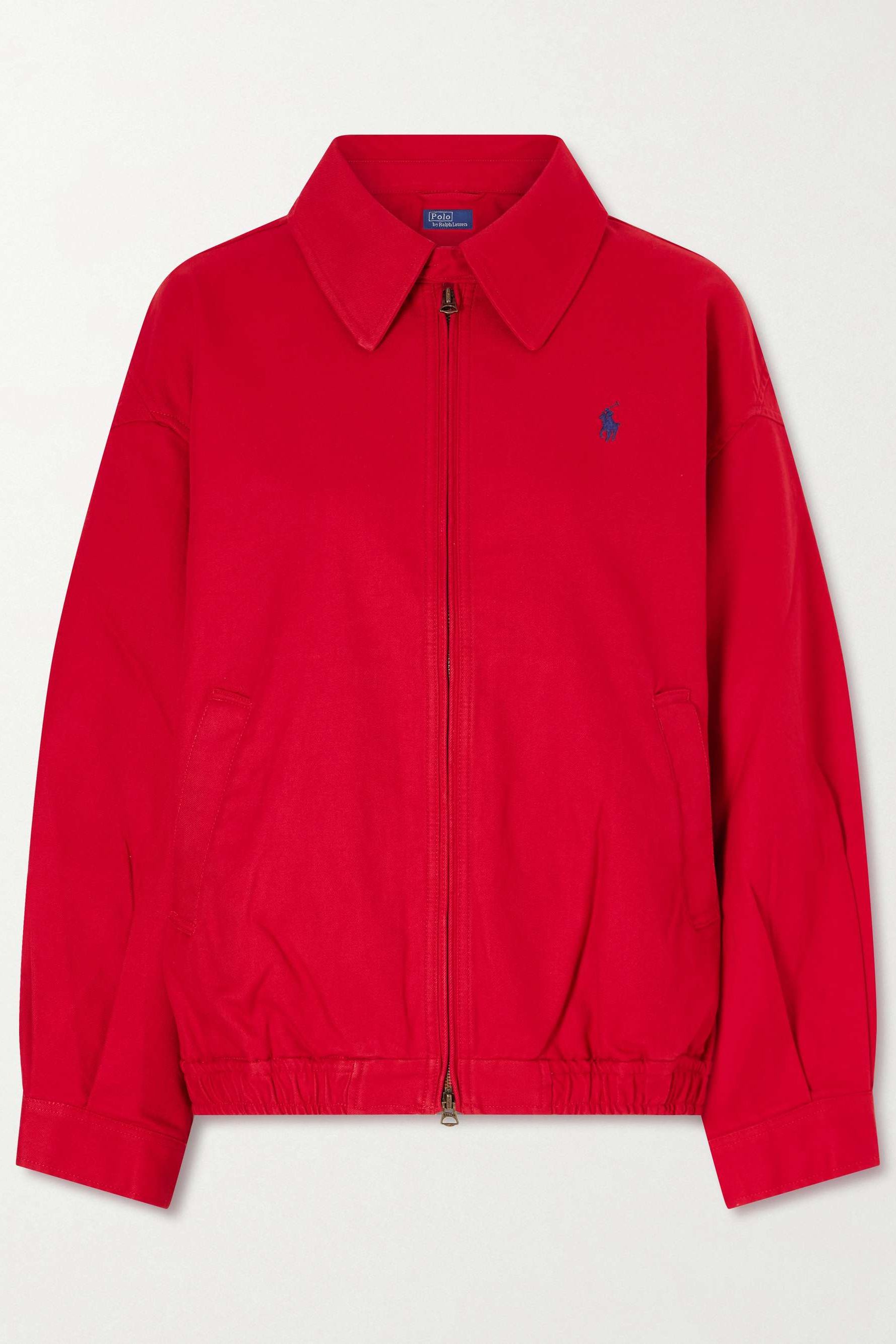 Embroidered Cotton Bomber Jacker