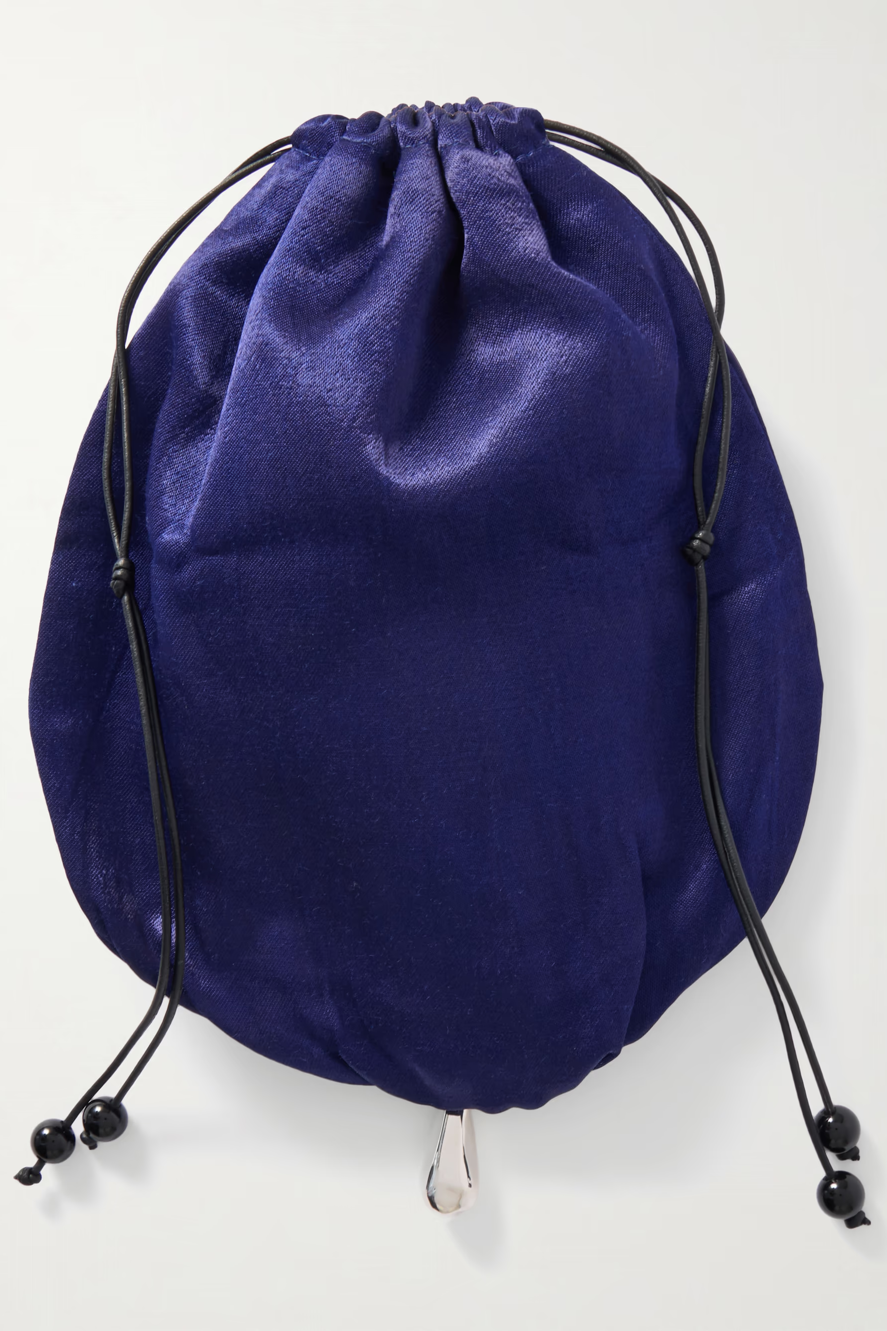 Sophie Buhai, Teardrop Embellished Satin Drawstring Pouch