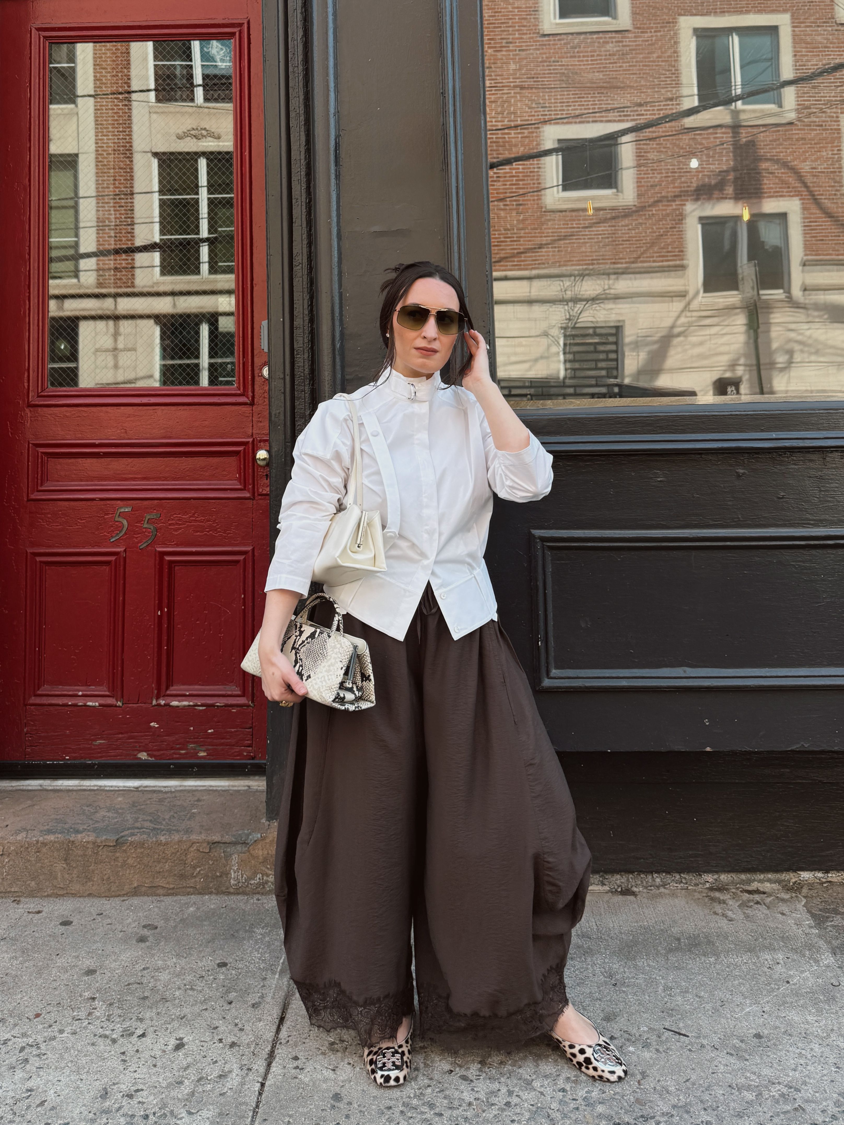 Bella Gerard styles two Verafied bags together
