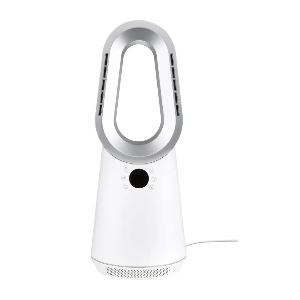 Tronic White Bladeless Desk Fan Heater