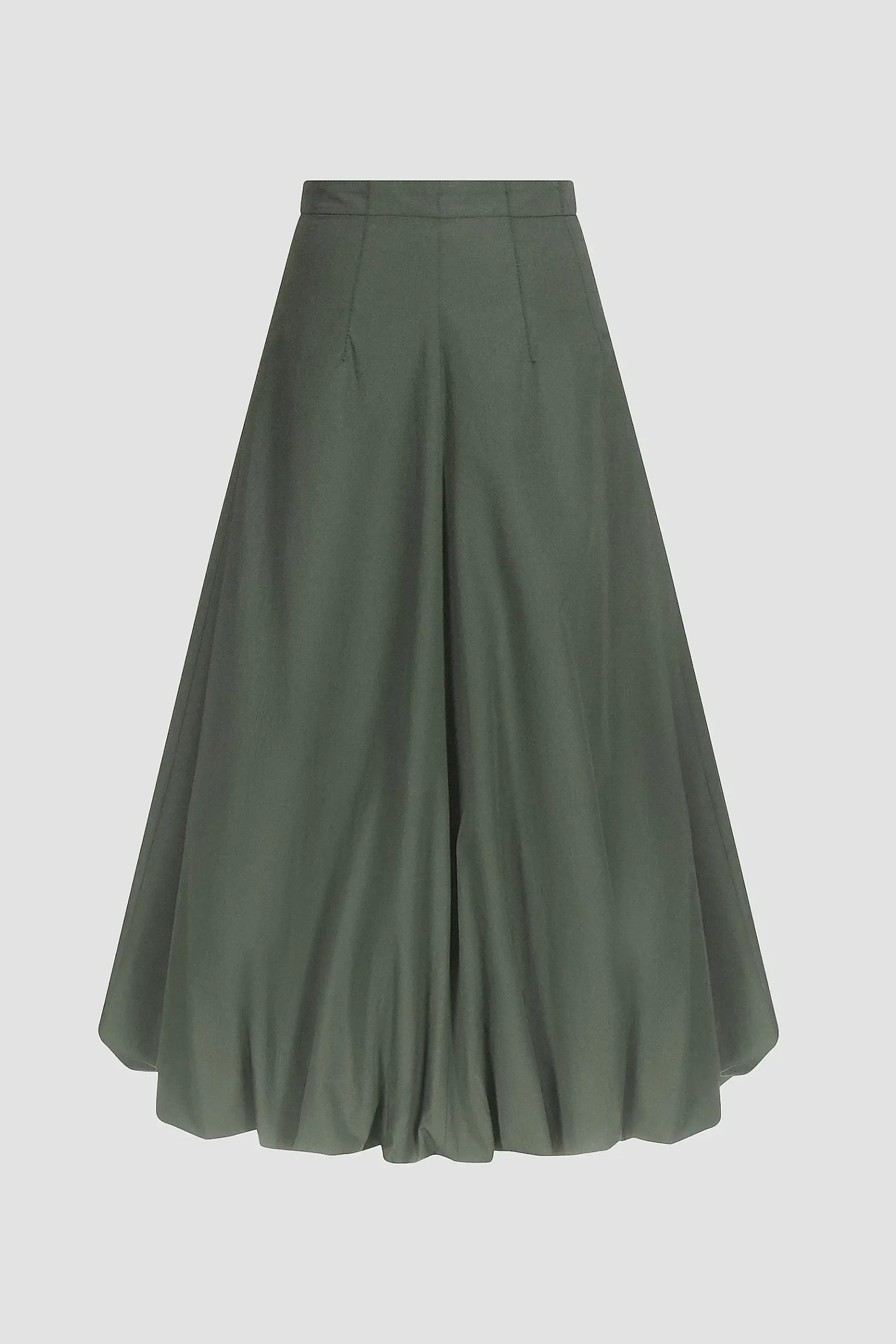 Full Intentions Cotton Bubble Midi-Skirt