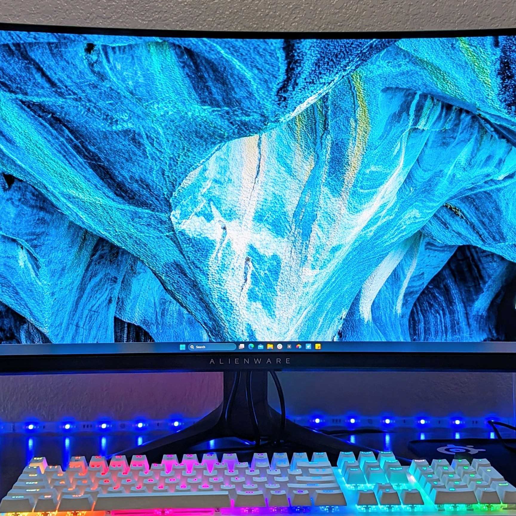 Alienware AW3423DWF curved QD-OLED gaming monitor review