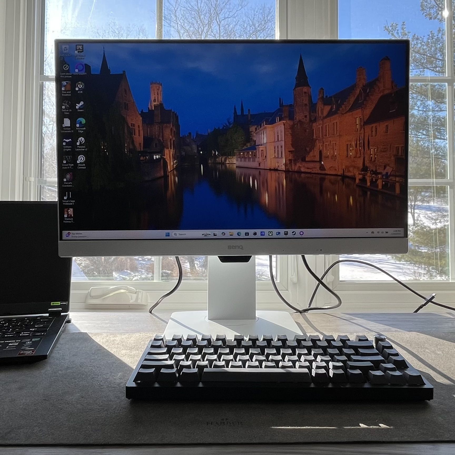 I swapped my everyday display to the BenQ GW2486TC Eye-Care