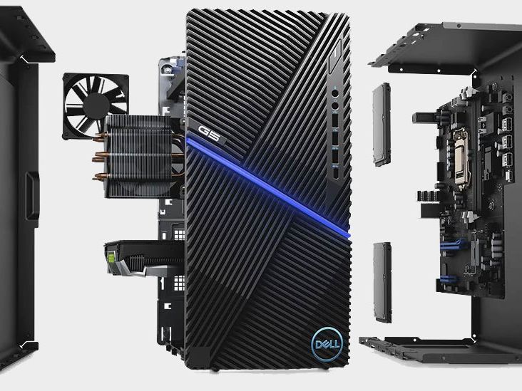 Dell G5 ゲーミングデスクトップパソコン RTX3060Ti This Dell G5 gaming desktop with an Nvidia RTX 3060 Ti is