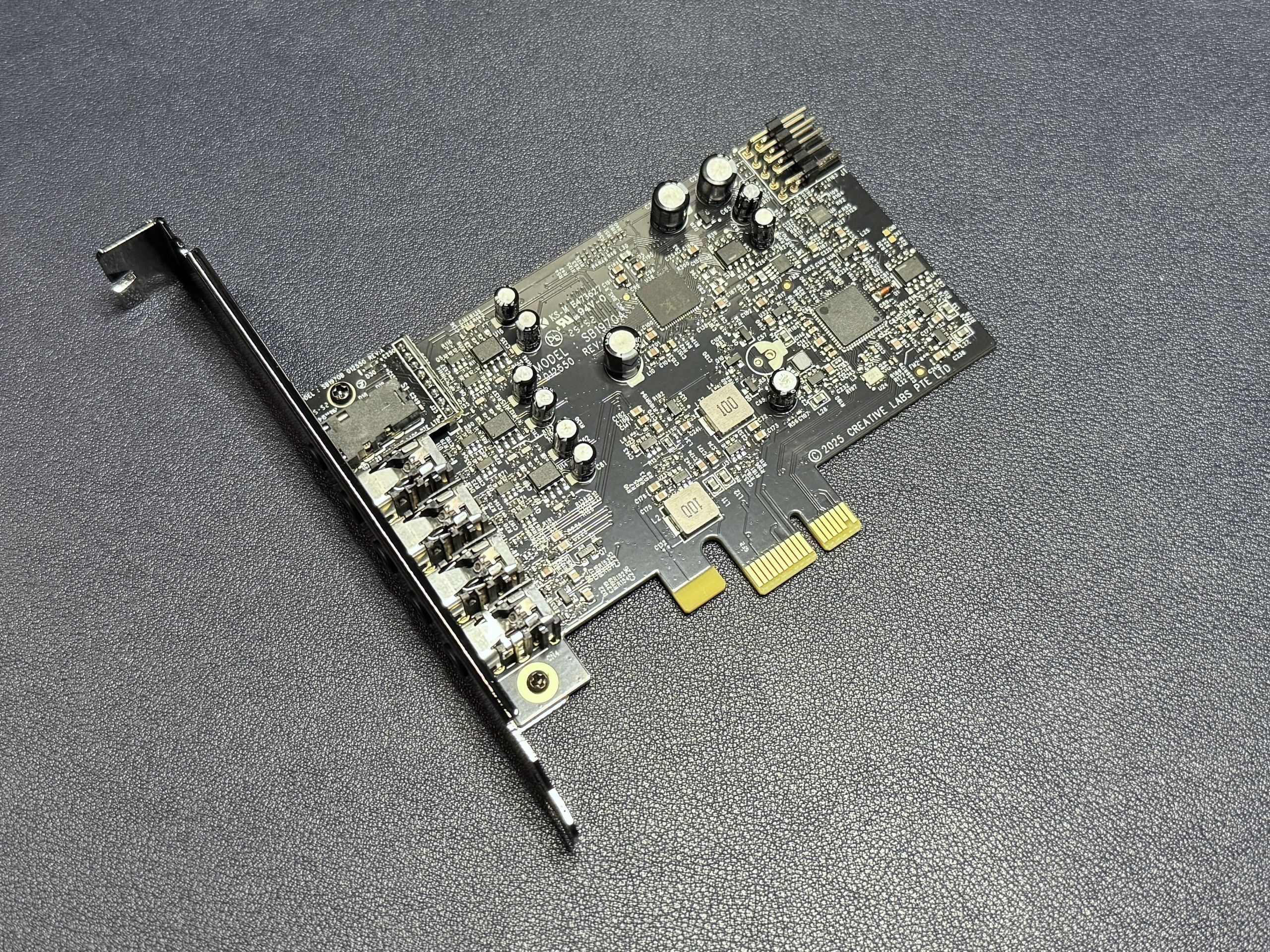 Creative Sound Blaster Audigy FX Pro 7.1 channel sound card: A