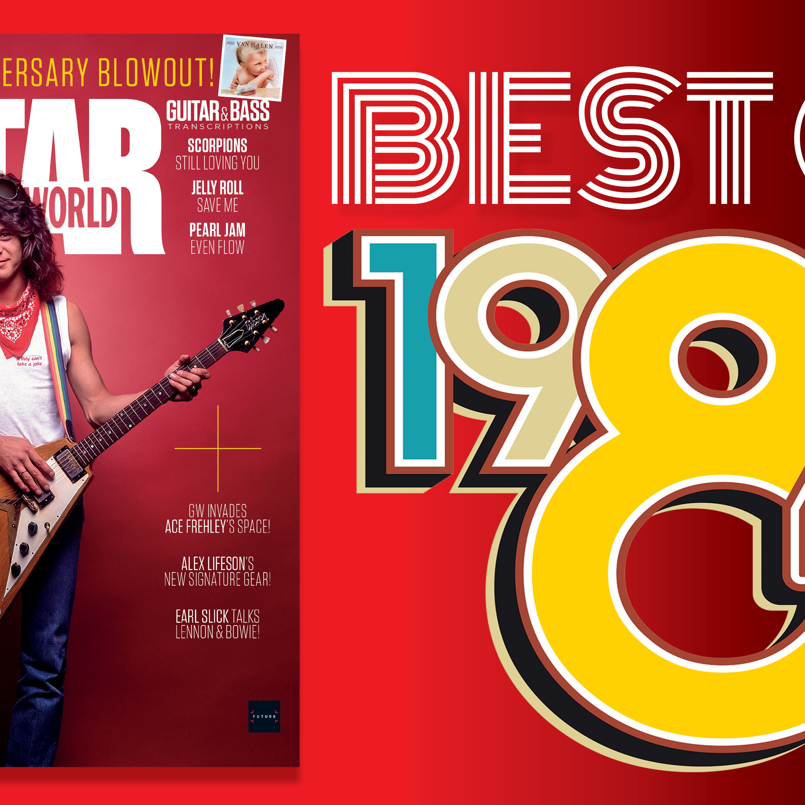 【レア】E.Van Halen songs & guitar from 1984 Van Halen,' '1984' Return to Charts as Van Halen Sales Soar 7,600%