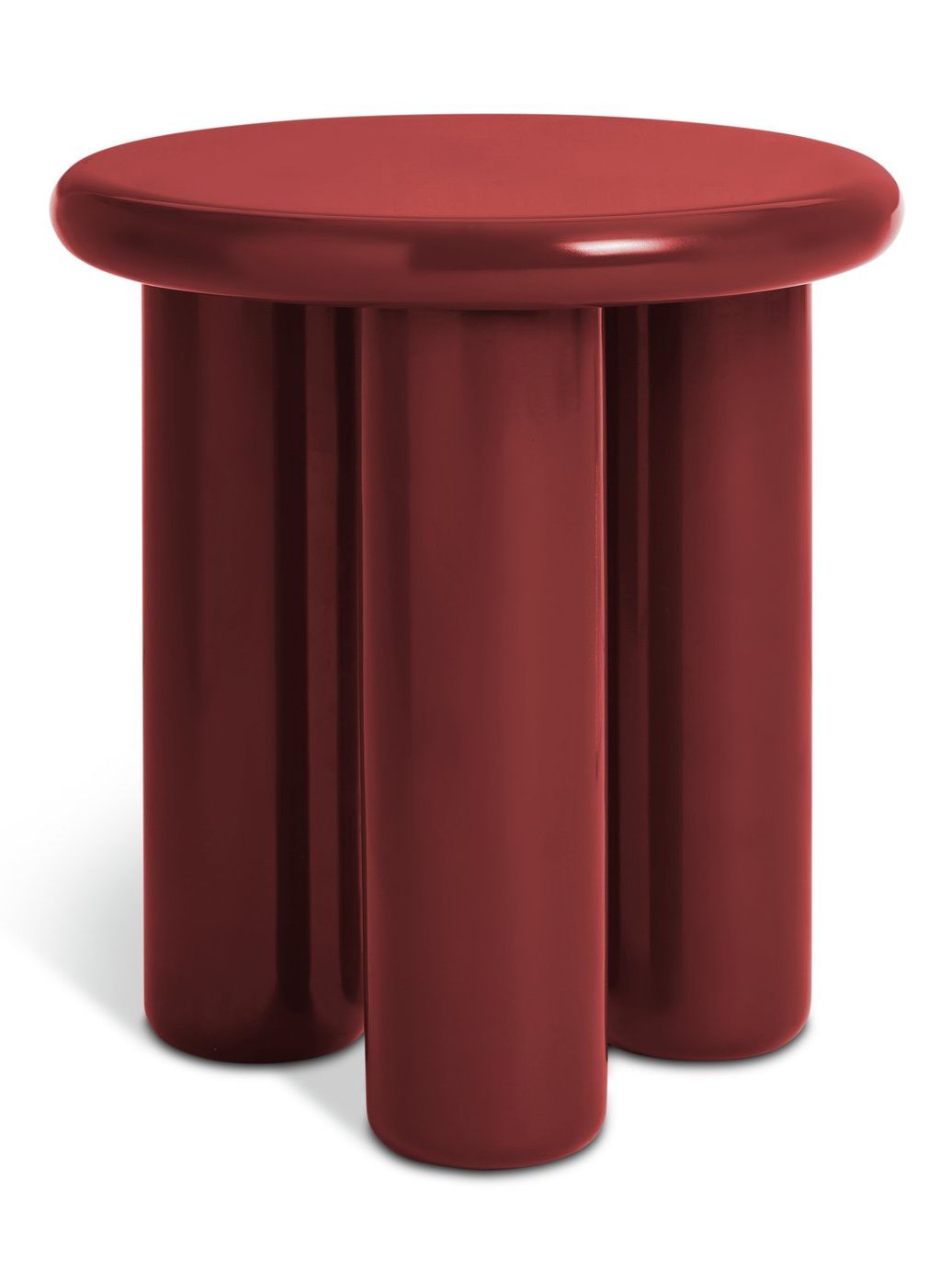 Habitat Totley Round Side Table - Red