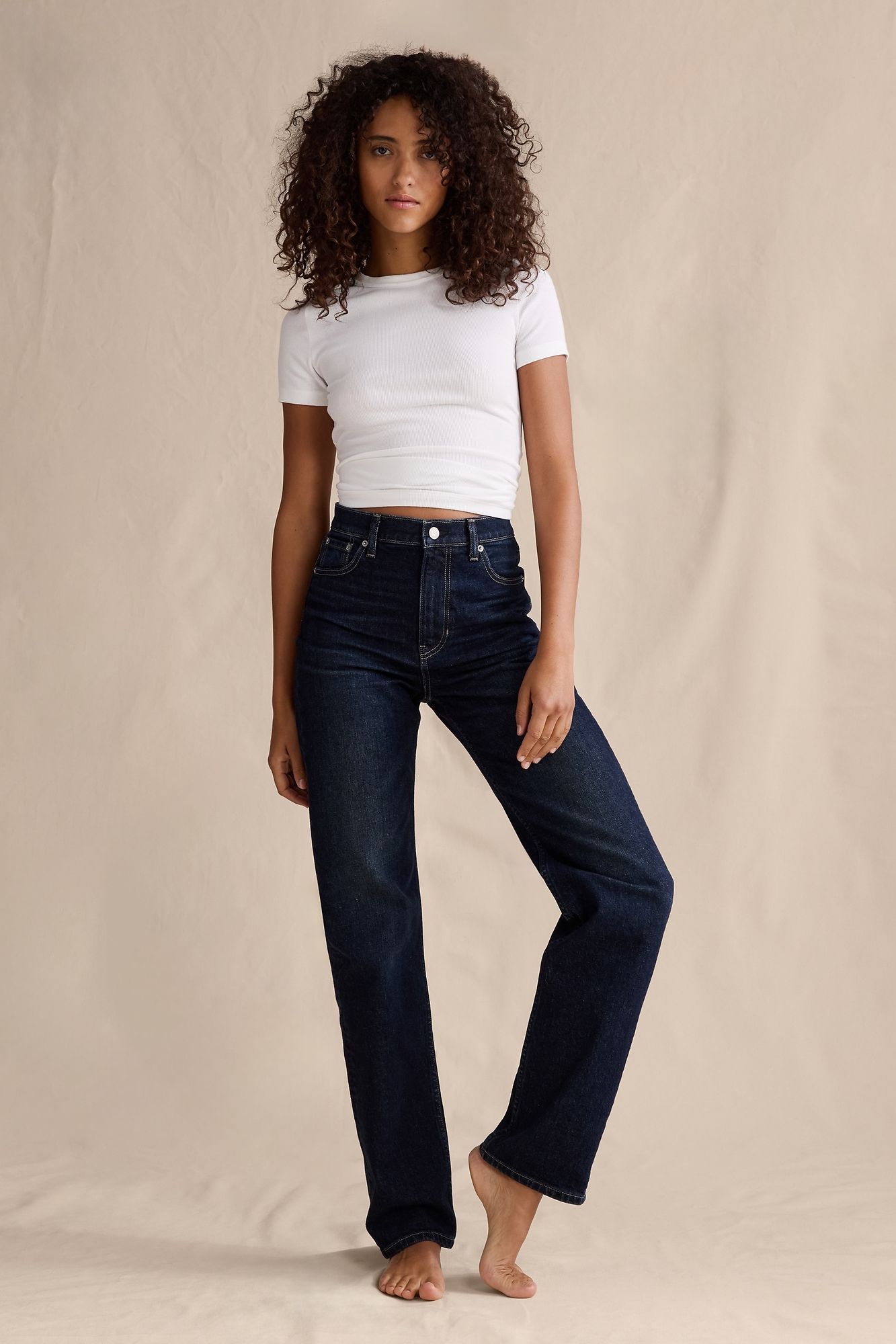 High-Rise 90s Straight Jean