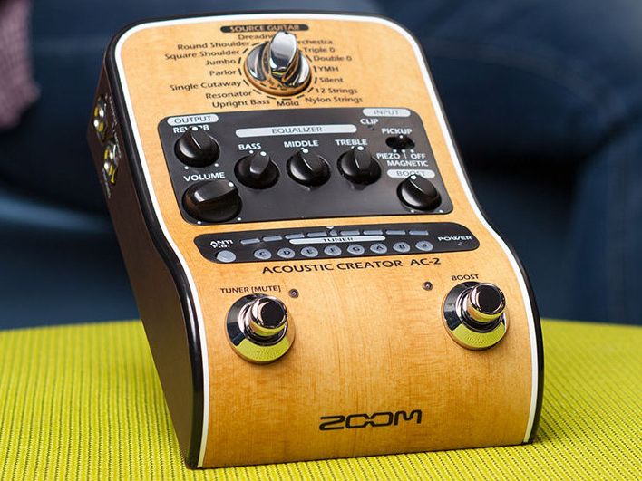 Zoom's AC-2 pedal promises to restore guitar tone lost through