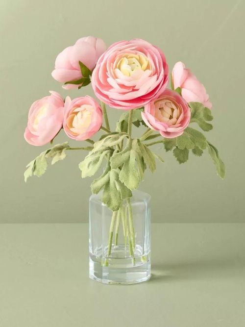 Small Ranunculus Artificial Flower Arrangement