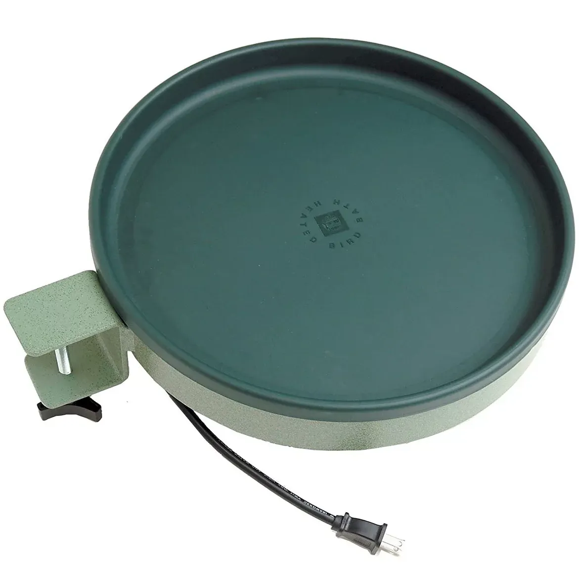 Farm Innovators All Seasons 3 in 1 Outdoor Heated Birdbath, 75 Watts, Green