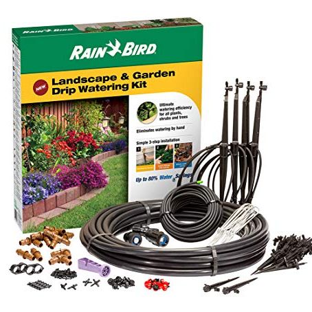 Rain Bird Lnddripkit Drip Irrigation Landscape/garden Watering Kit With Drippers, Micro-Bubblers, Micro-Sprays