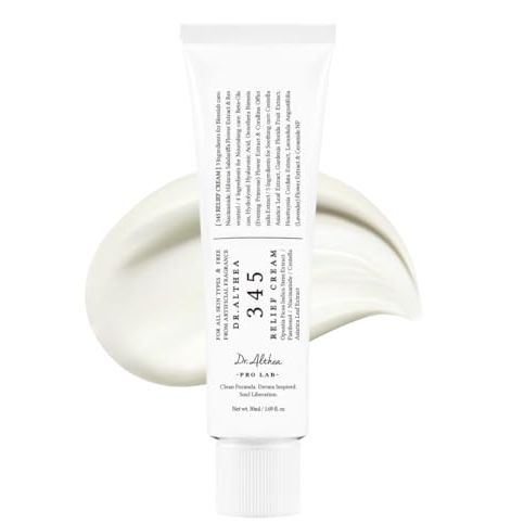Dr.althea 345 Relief Cream | Daily Face Moisturizer for Blemish Relief | Soothing Recovery &amp;amp; Moisture Care | Korean Vegan Skincare for All Skin Types, 50ml (pack of 1)