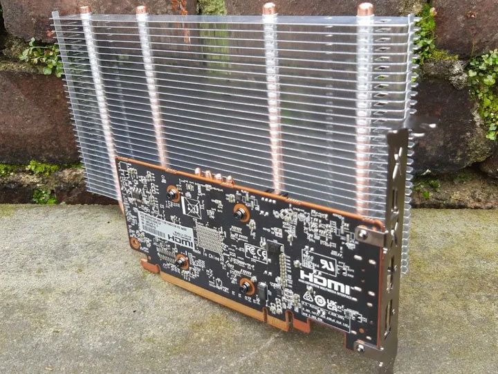 Passive AMD Radeon RX 6400 Mod Dwarfs Compact Graphics Card PCB