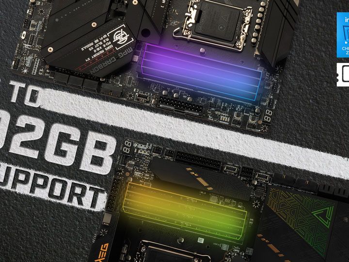 Intel's Alder Lake, Raptor Lake CPUs Get Support for 192GB of DDR5