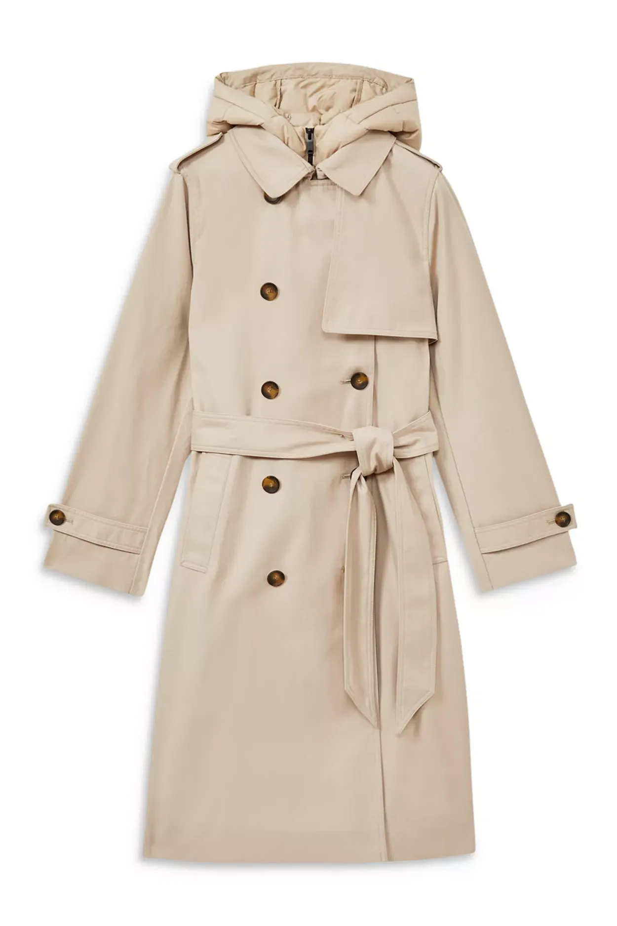 Azura Hooded Trench Coat