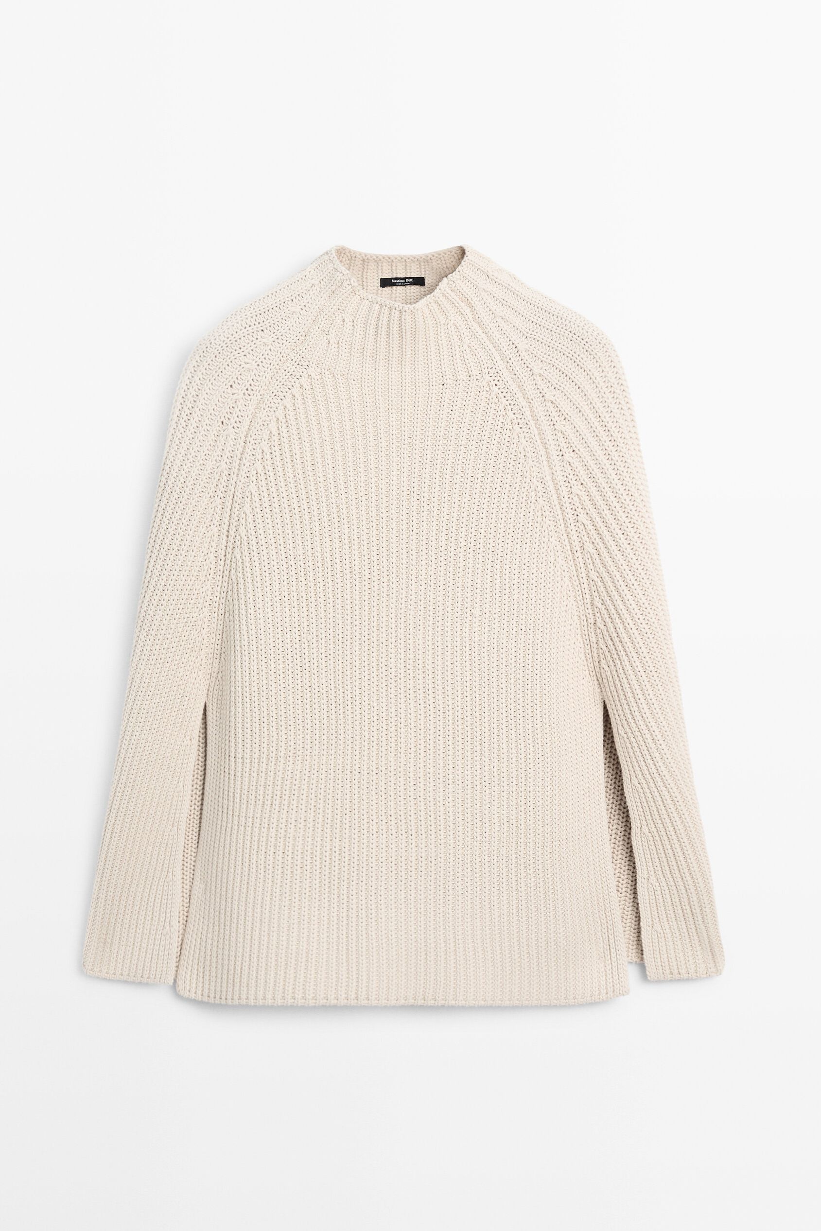 Knit Cape With Slit Details