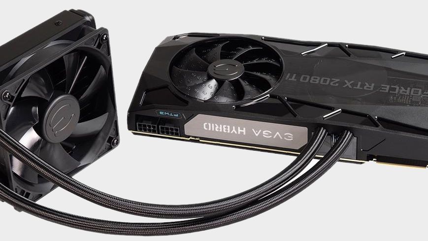 美品 EVGA RTX 2080 Ti FTW3 Hybrid 3年保証 EVGA's GeForce RTX 2080 Ti FTW3 hybrid graphics card is at