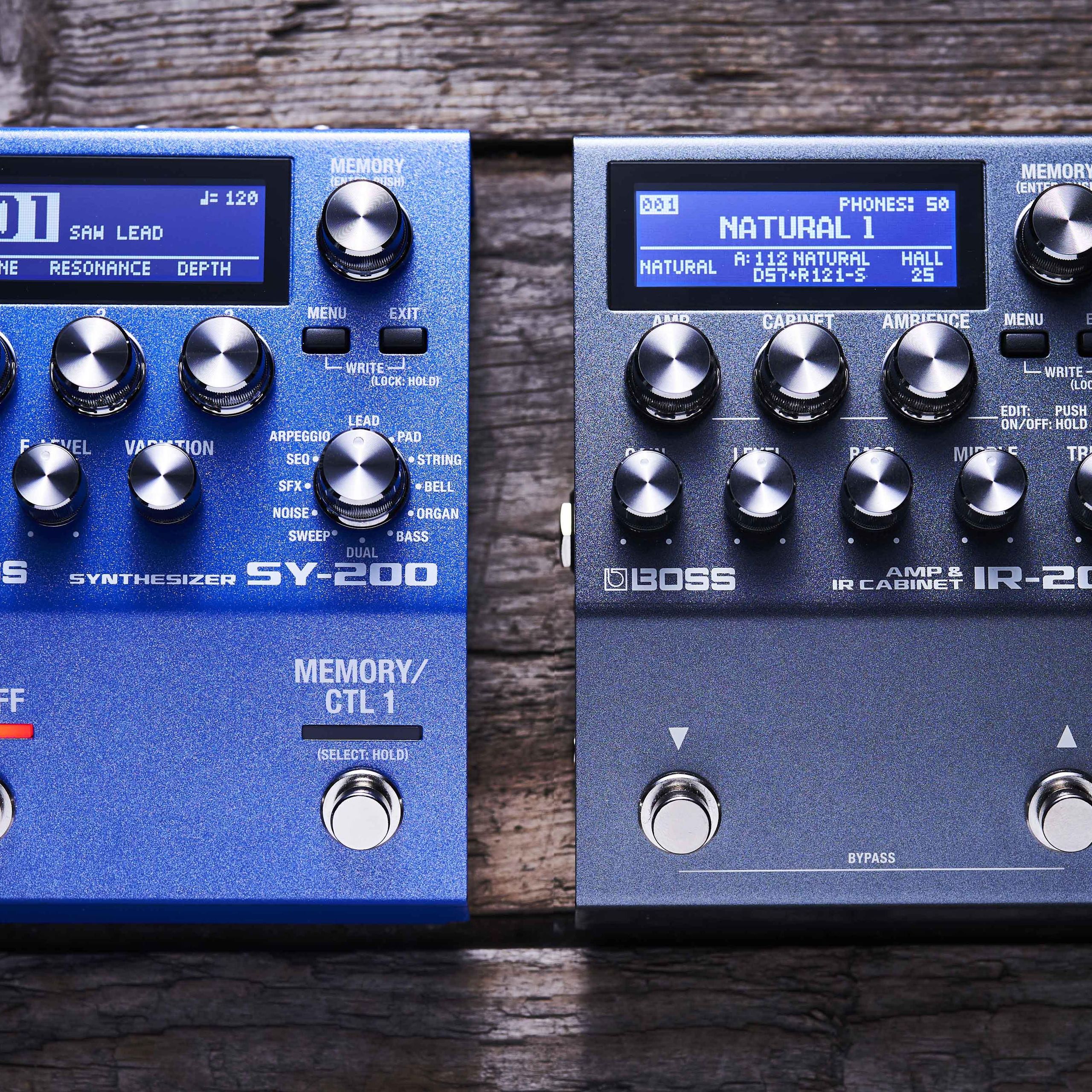 Boss breaks cover with IR-200 Amp & IR Cabinet and SY-200