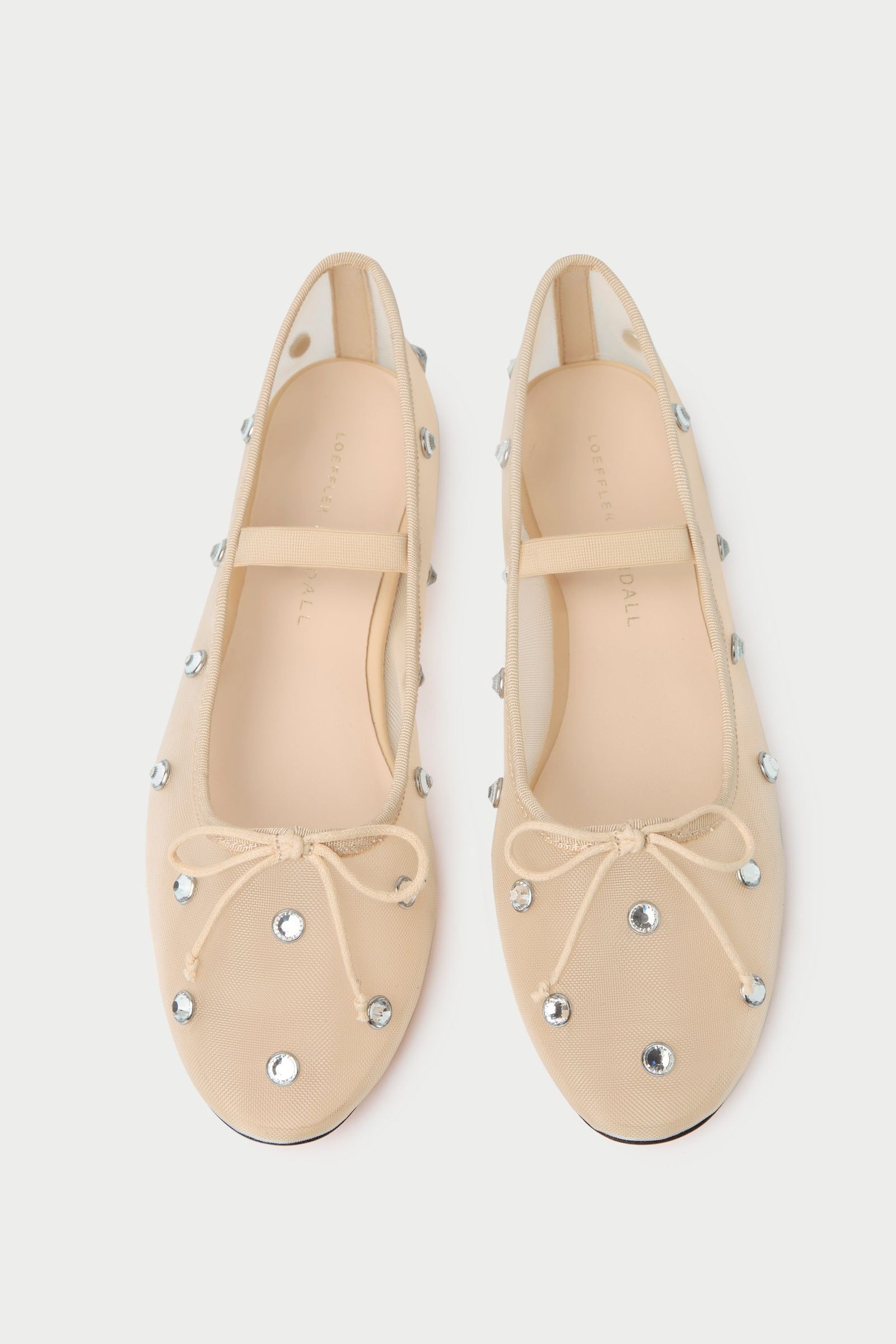 Leonie Caramel/crystal Ballet Flat - Caramel/clear / 5