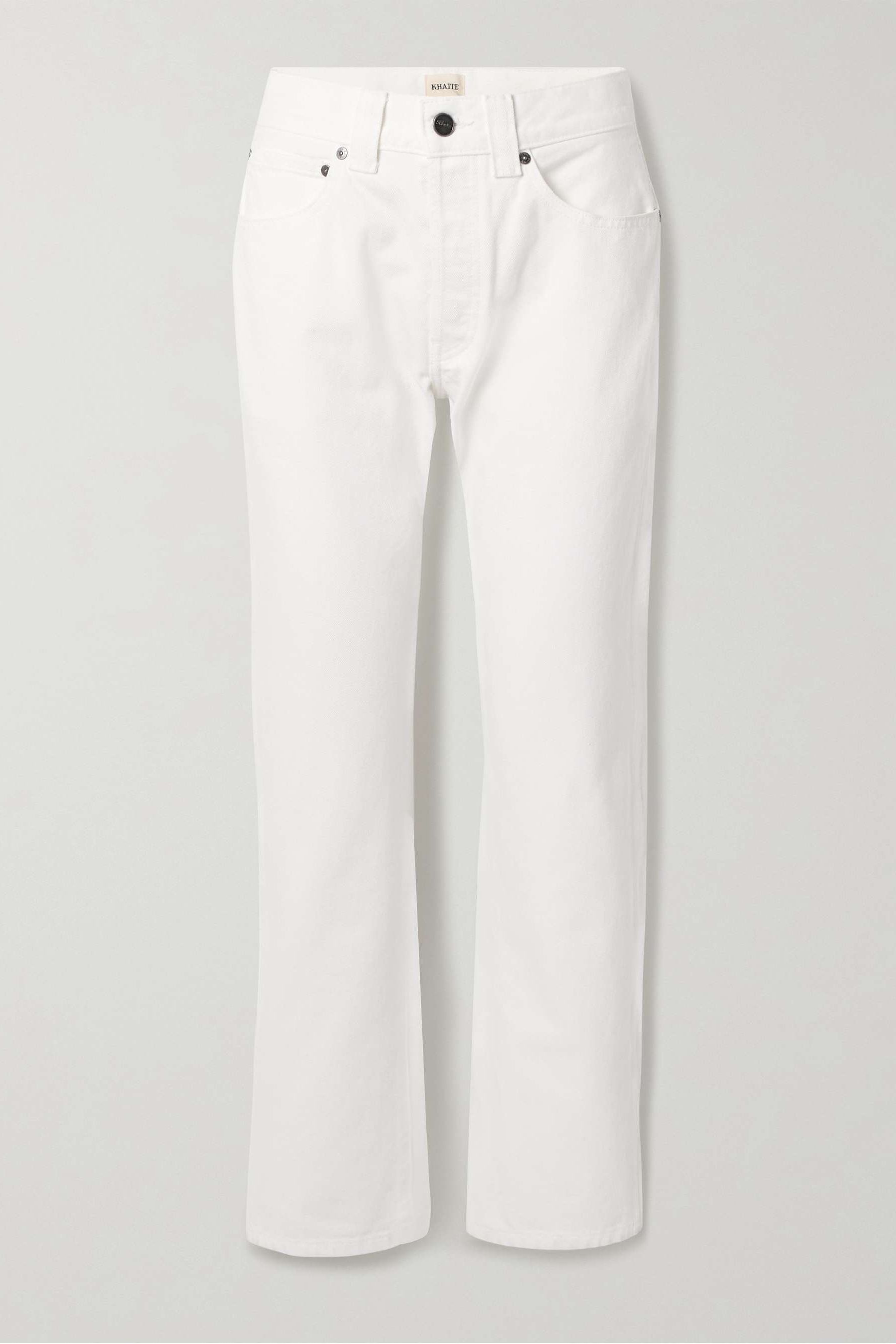 Callum Mid-Rise Straight-Leg Jeans