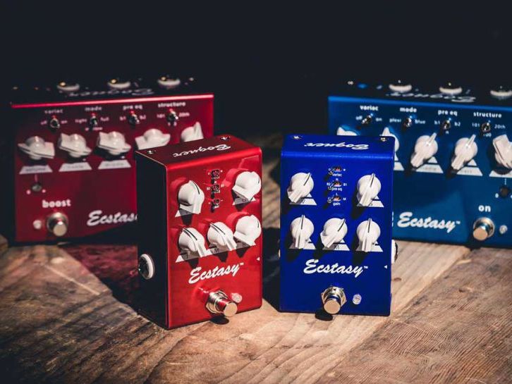 【新品】BOGNER Ecstasy Blue/Red Miniのセット Bogner Unveils Ecstasy Red and Blue Mini Pedals | Guitar World
