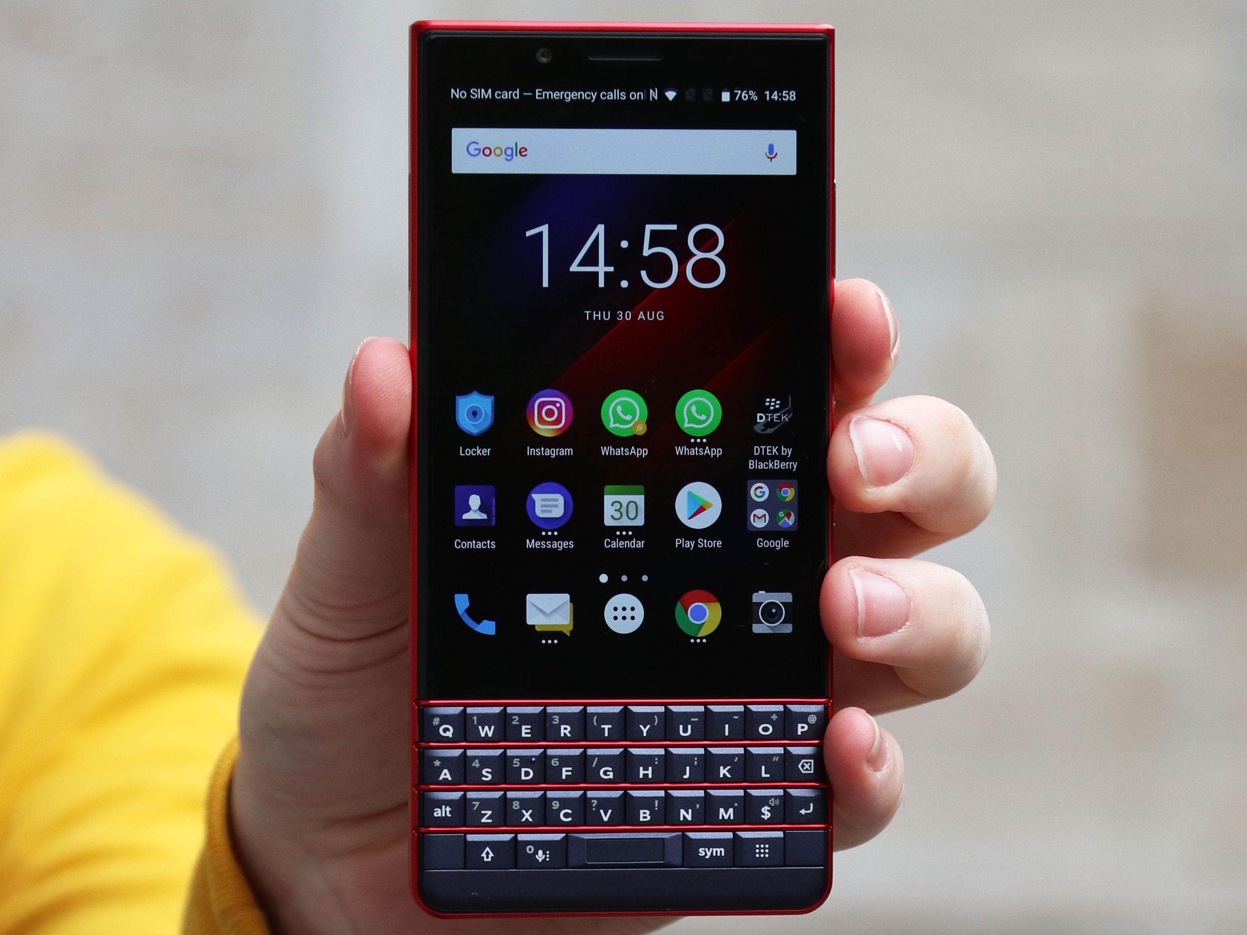 スマートフォン本体 BlackBerry KEY2 LE 64GB Amazon | BlackBerry KEY2 LE Atomic レッド【日本正規代理店品