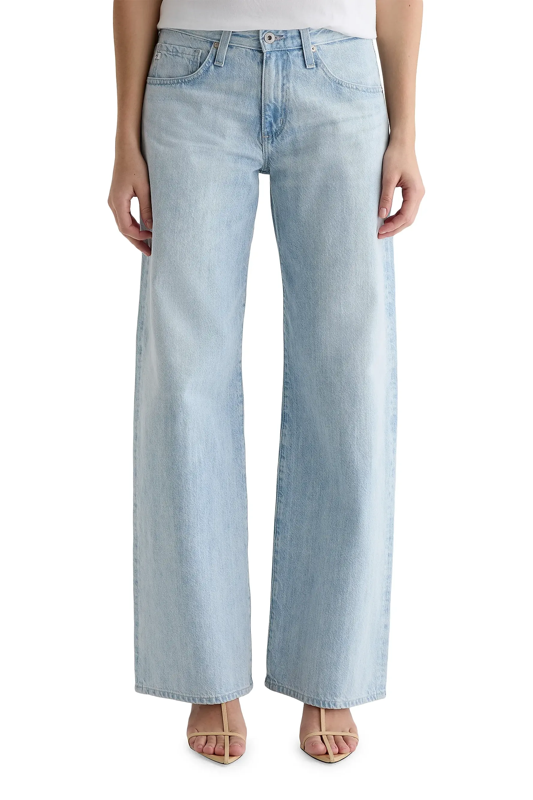 Adria Low-Rise Wide-Leg Jeans