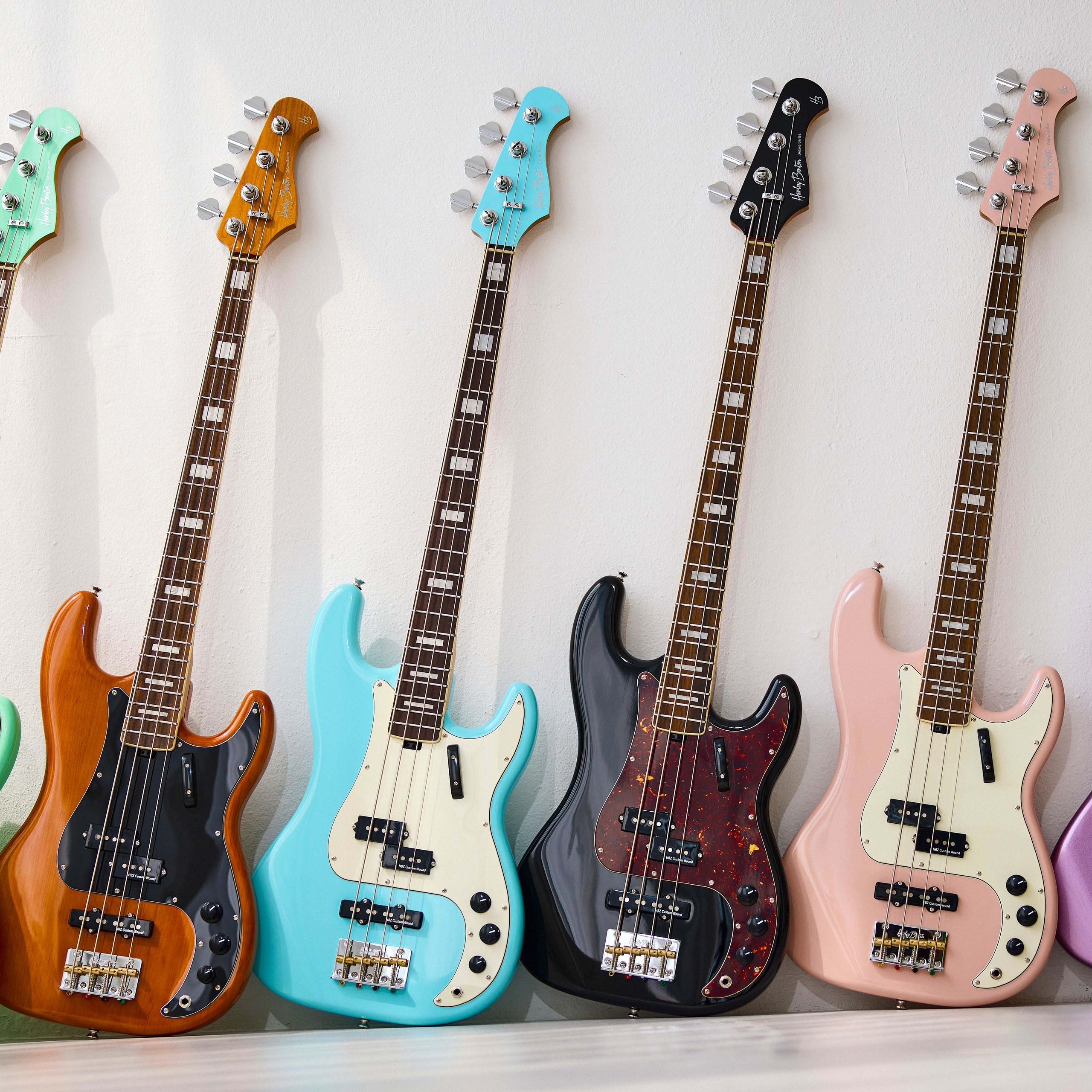 The new Harley Benton MV Bass guitar series is hitting the low end