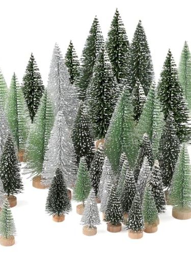 30pcs Mini Artificial Christmas Trees